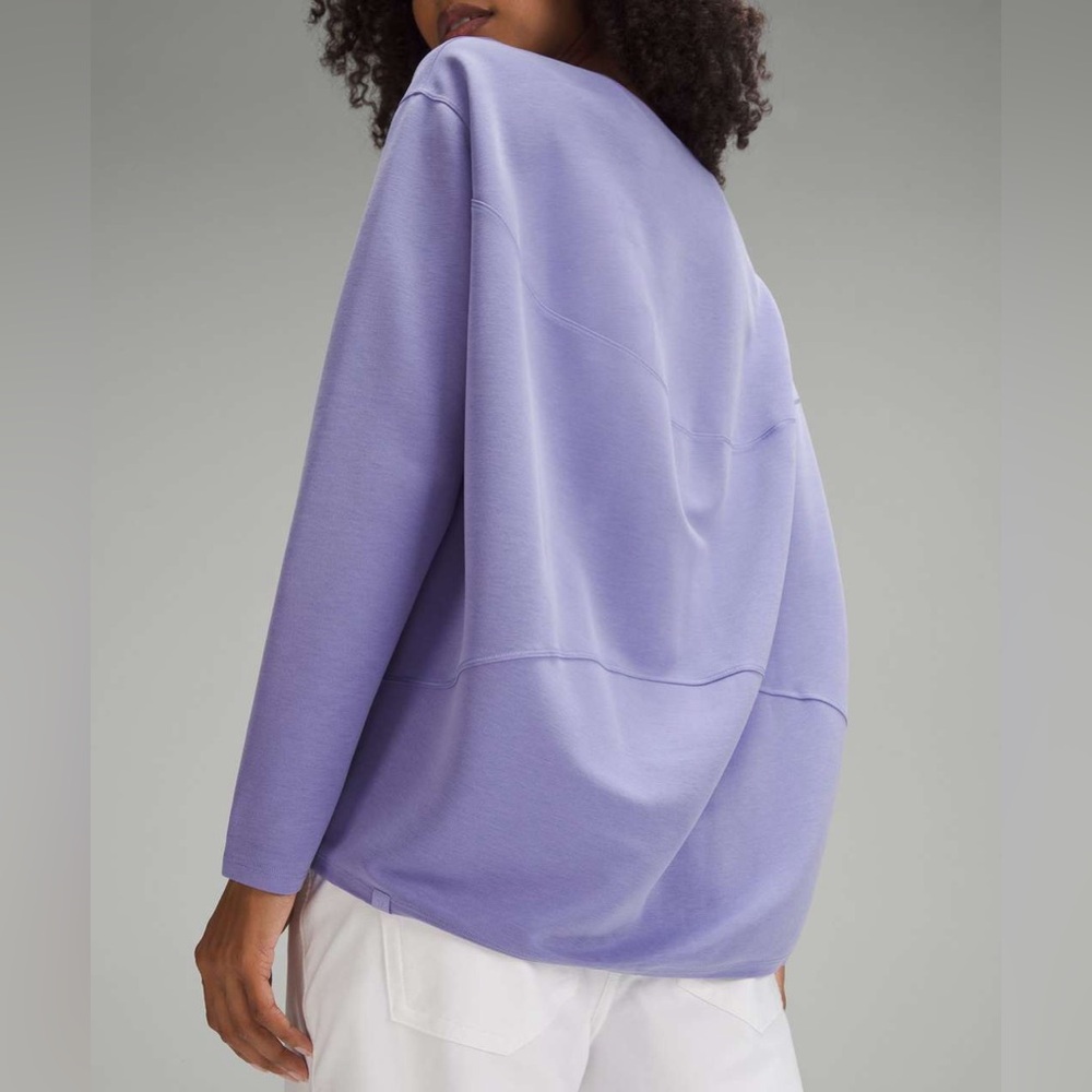 Lululemon Back in Action Long Sleeve - Dark Lavender - Picture 4 of 5